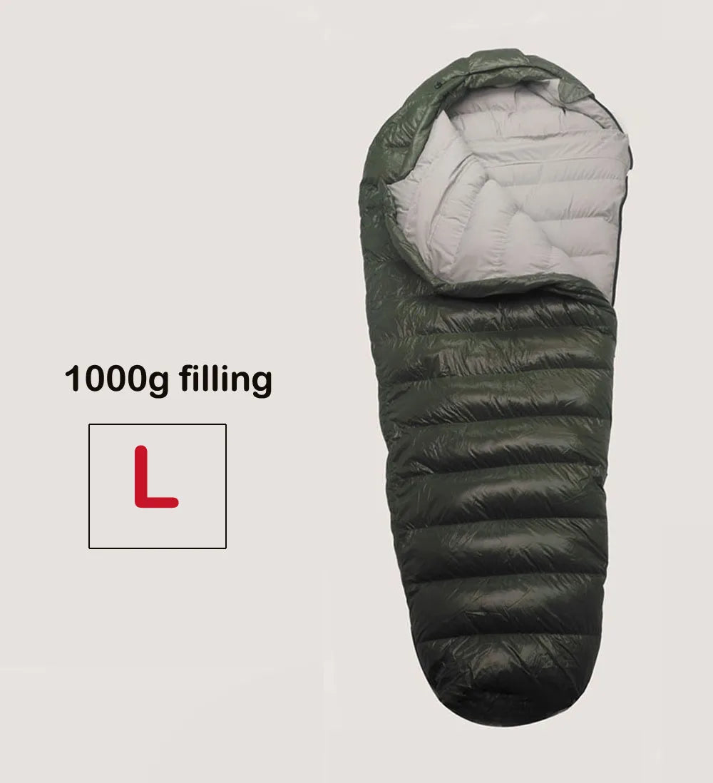 Kamperbox Cold Temperature Winter Sleeping Bag Down Sleeping Bag Winter Camping Sleeping Bag Double